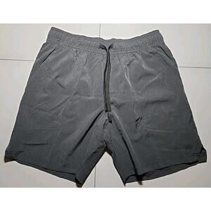 LEG3ND Shorts Mens Medium Dark Gray Athletic Lightweight Drawstring Pockets